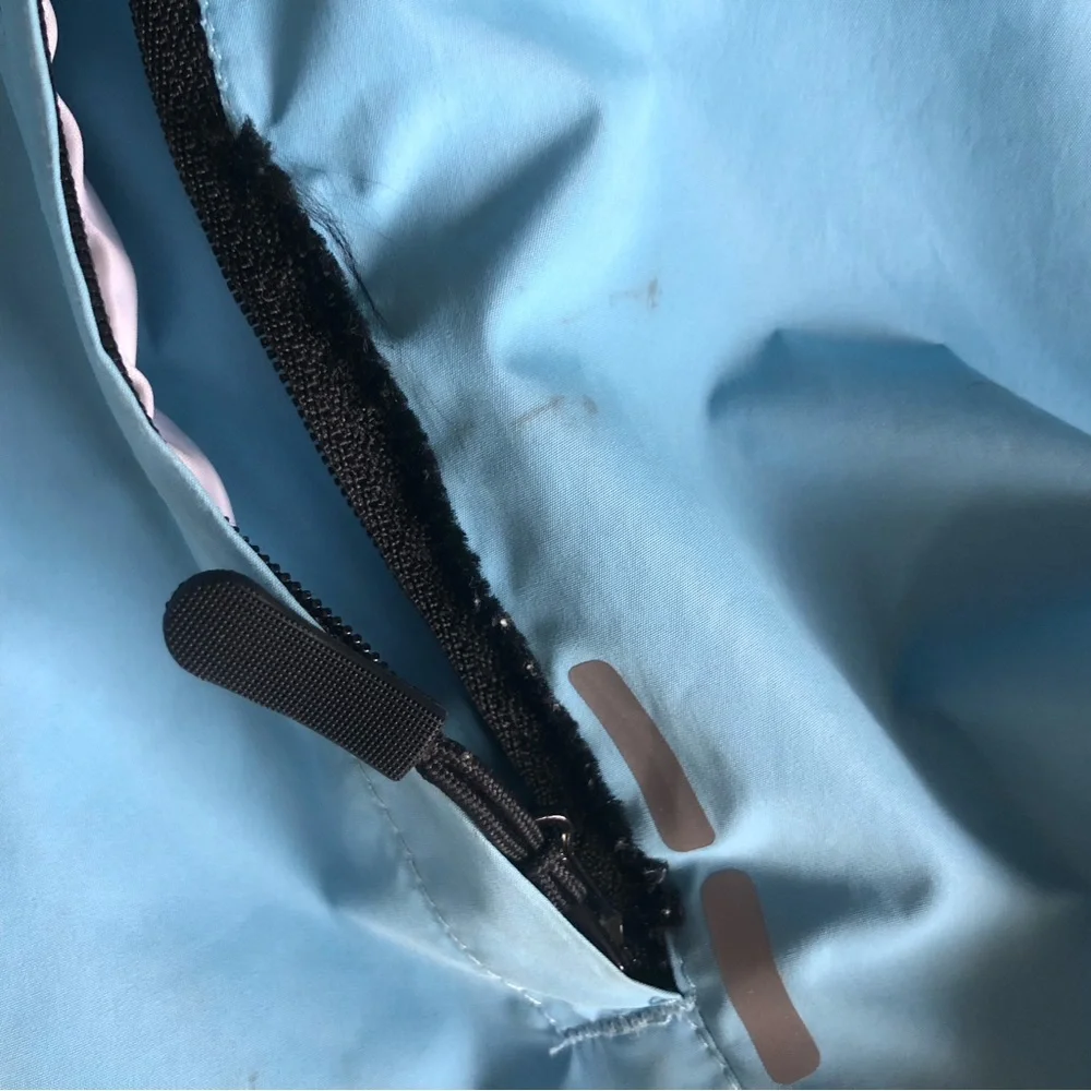 Vibrant bleu Rain Coat - Picture 4 of 5